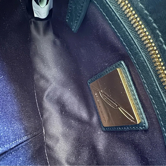 Brian Atwood Cream Snakeskin Leather Crossbody Bag - Picture 13 of 14